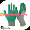 SRSAFETY 13 gauge knitted liner coated foam latex on palm working gloves hand gloves making machine